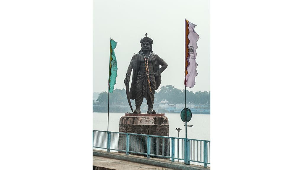Statue of Raja Bhoj at Bhopal
