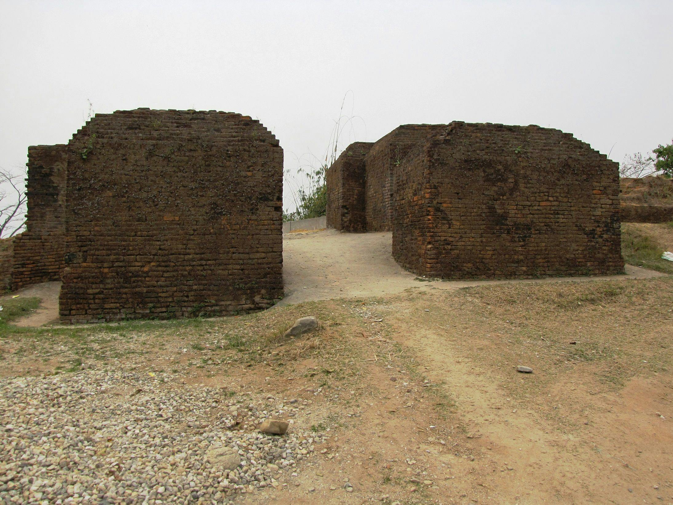 Remains at the Ita Fort