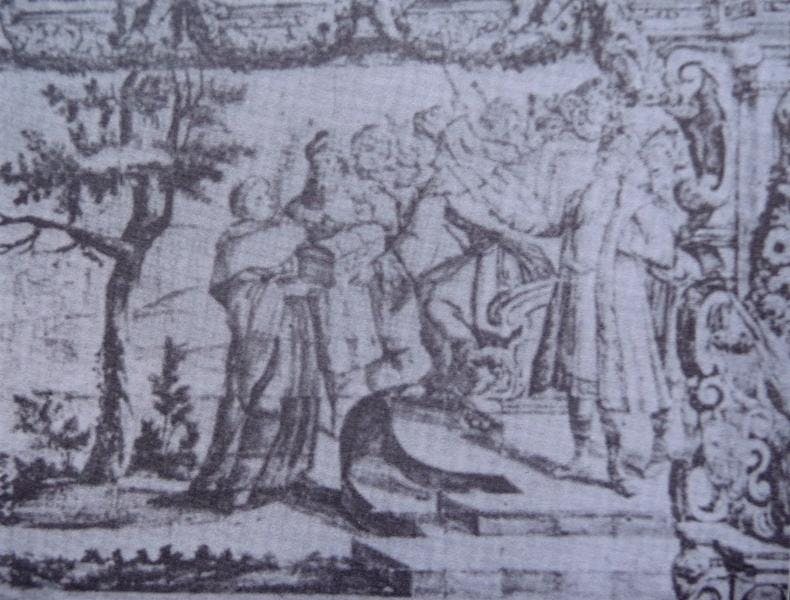 The scene of martyrdom of Queen Ketevan