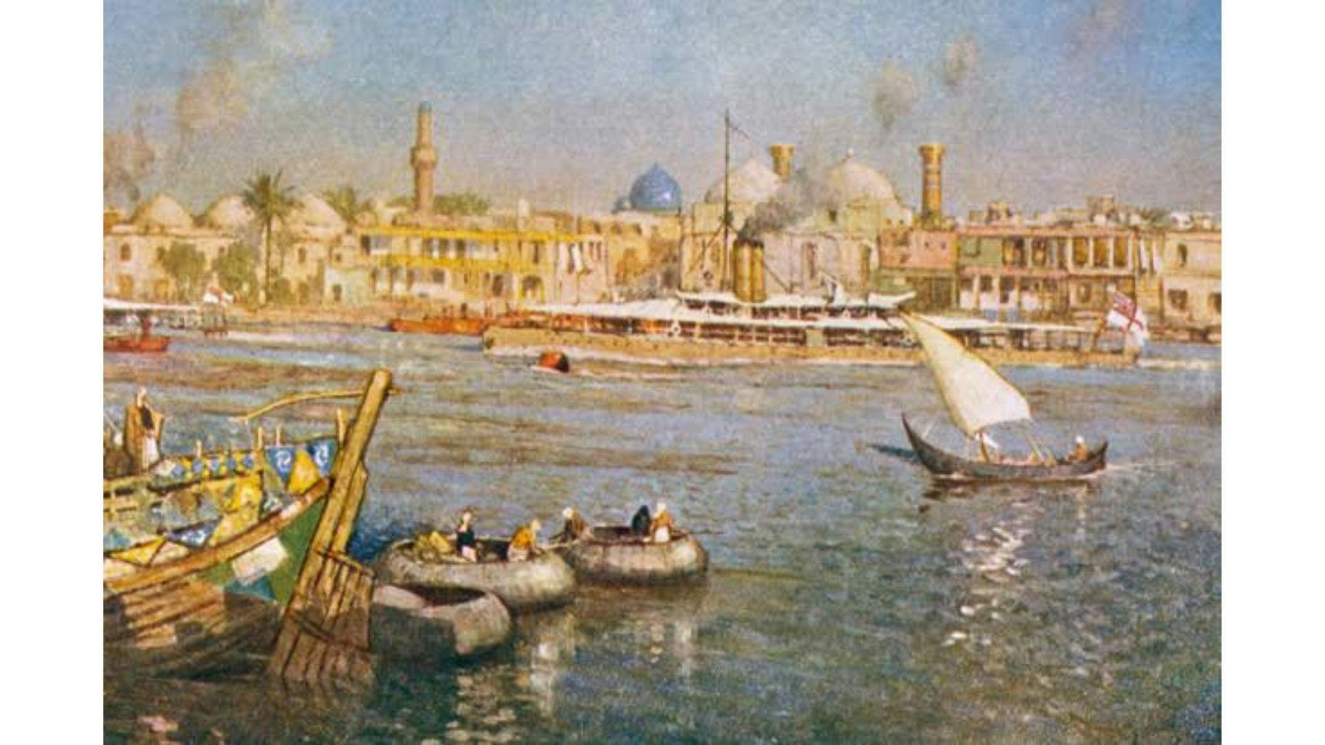 Bank of Tigris, Baghdad, 18th century