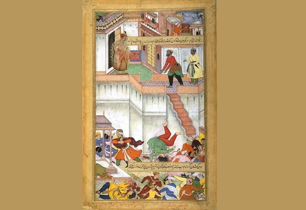 Akbar orders punishment of Adham Khan