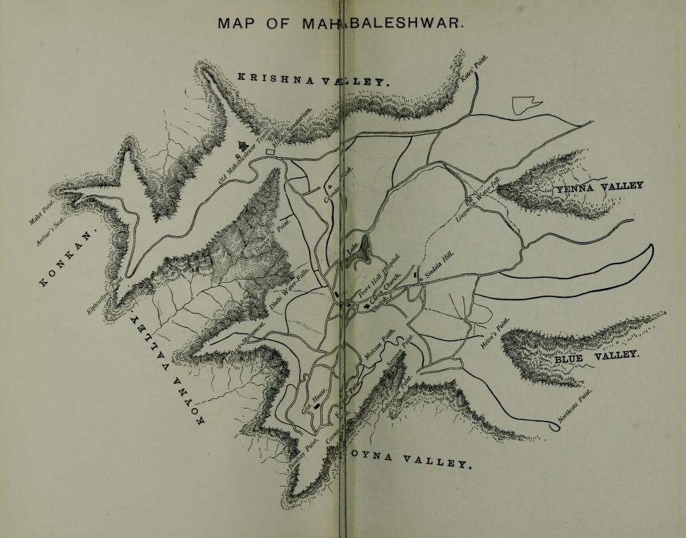 Map of Mahabaleshwar 