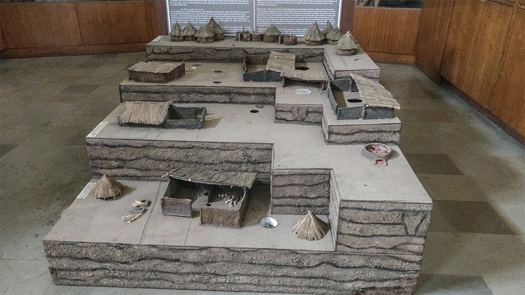 Diorama of Inamgaon Settlement at Deccan College