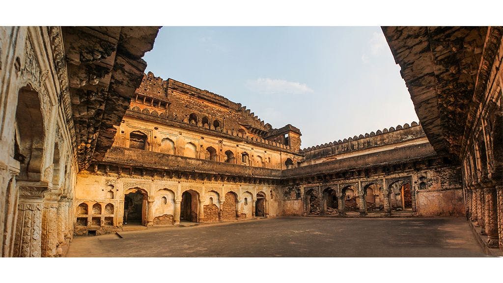 Courtyard inside the Kalinjar fort