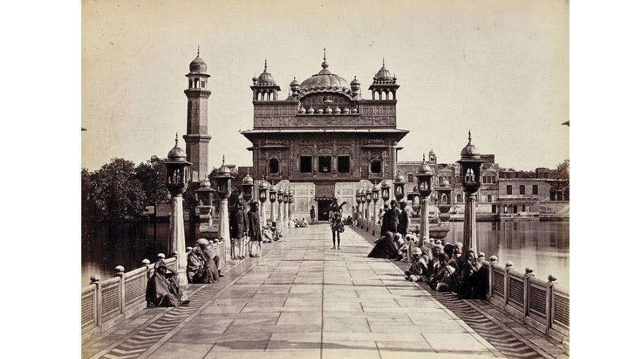 Photograph of Sri Harmandir Saheb in 1870