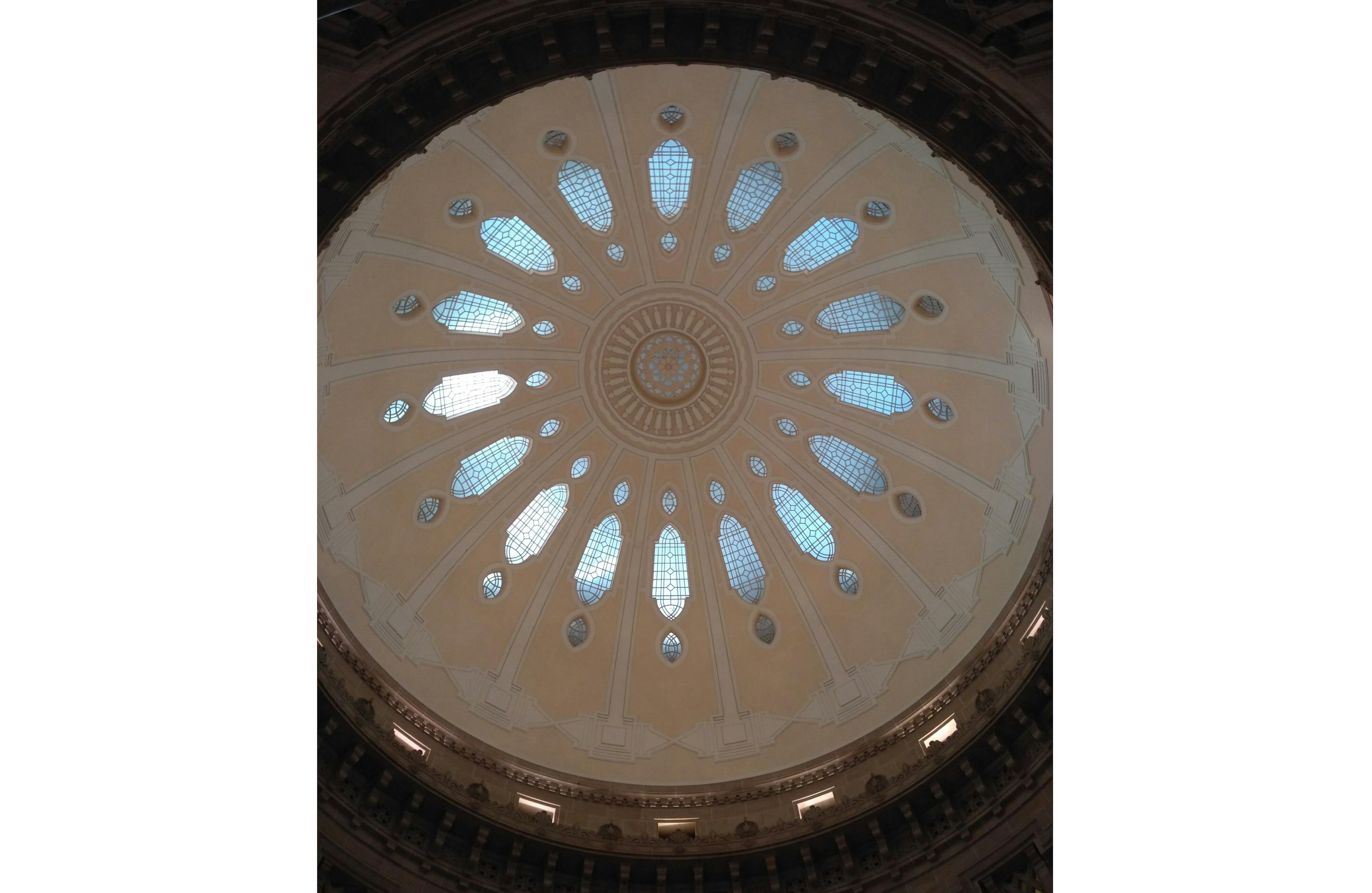 The dome from the inside