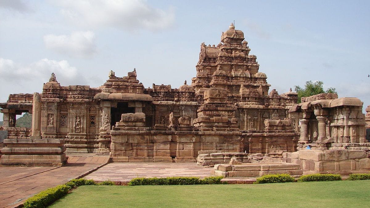 Virupaksha temple in Dravidian style