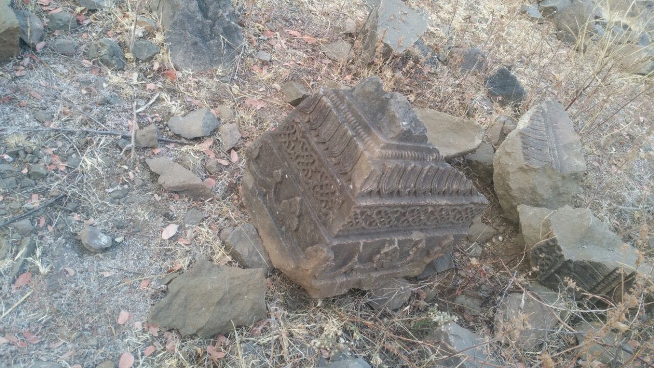 Remains of a temple pillar