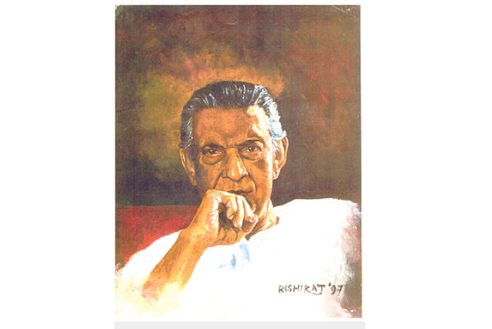 Portrait of Satyajit Ray