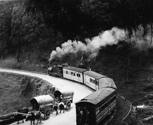 Darjeeling Hill Train in the 1930s