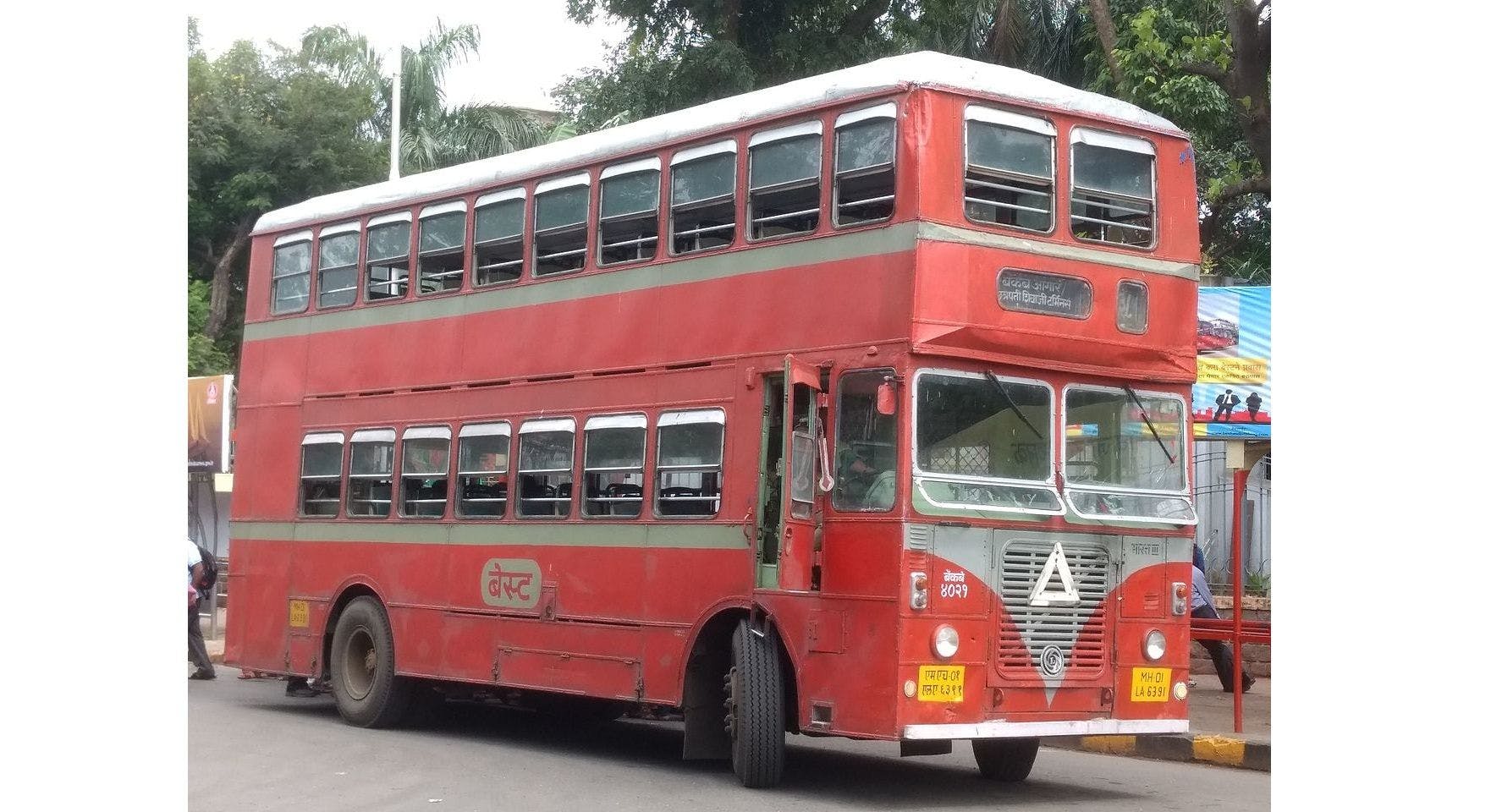 A BEST Double Decker Bus in Mumbai