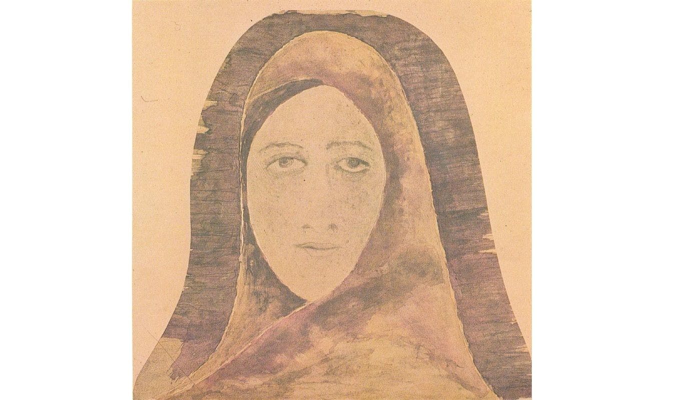 A veiled woman
