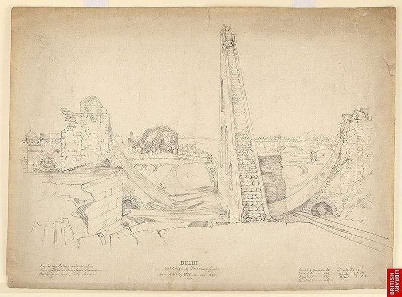 Jantar Mantar, Delhi, 1826 