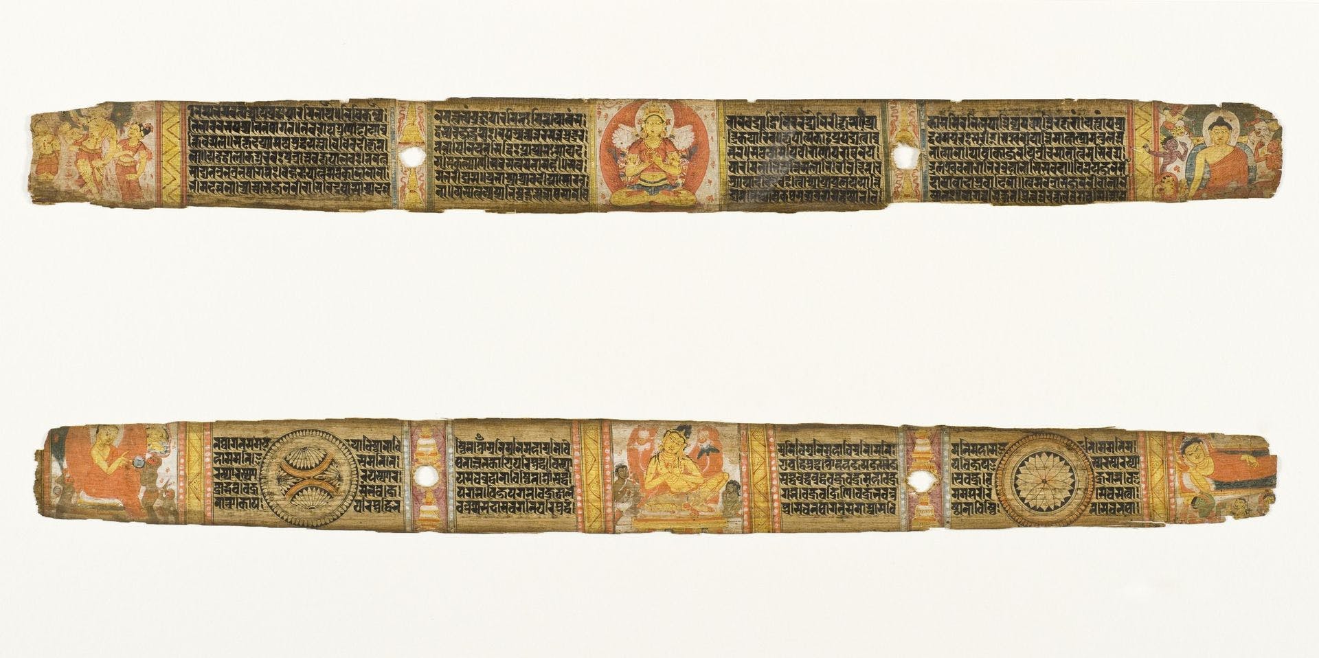 Manuscript from Nalanda, circa 1075