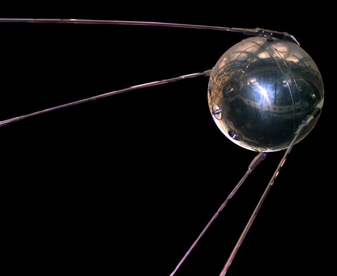 Replica of Sputnik 1, the first human-made object into space