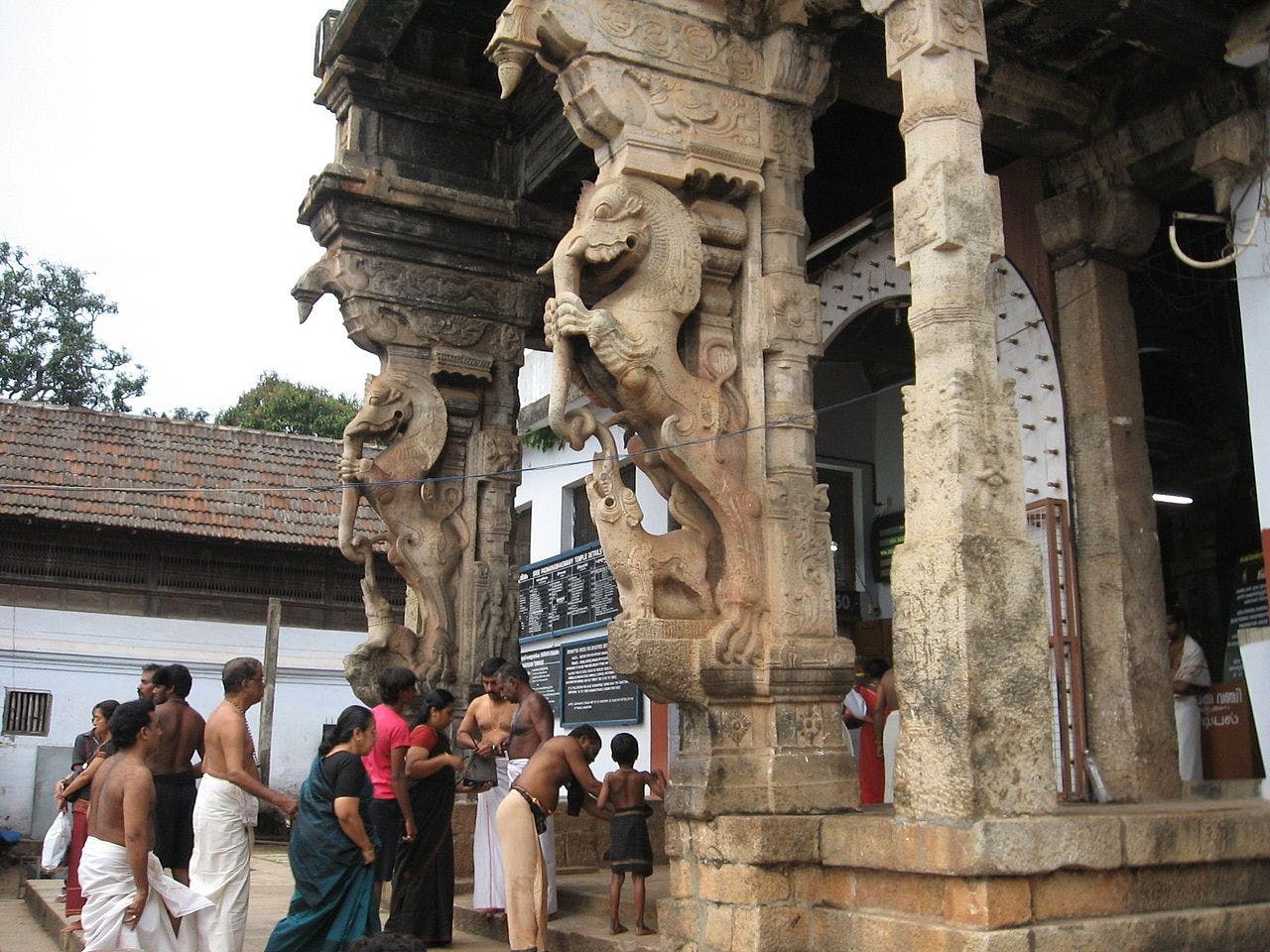 Entrance to Padmanabhaswamy temple