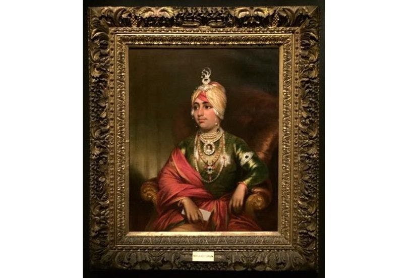 Artist George Beechy painted this portrait of the Maharaja whilst the boy was in Mussoorie in 1852. Duleep Singh spent time in the hill station under great secrecy and the exact location where he actually stayed is debated. 
