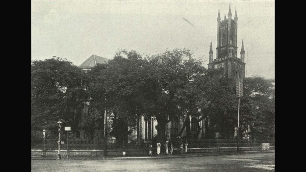 View of the cathedral in its early days