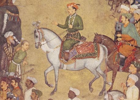 Khusrau is captured and presented to Jahangir