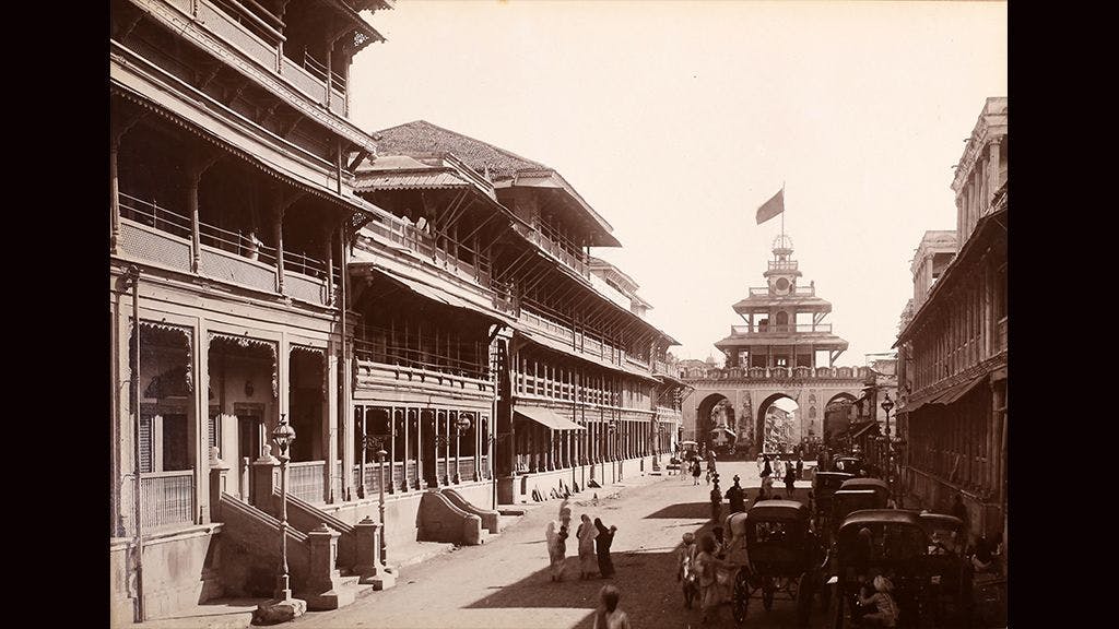 Sarkar Wada, Mandvi, Baroda. c. 1870
