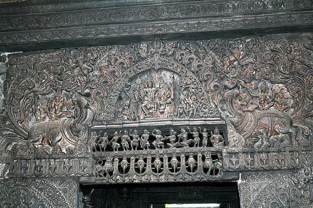 Makara Thoranam at Halebidu, Karnataka