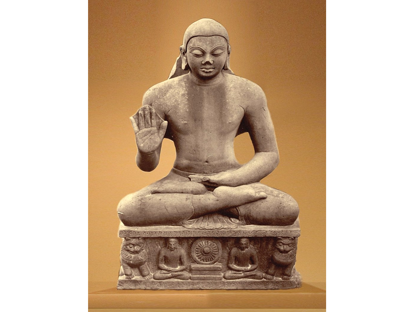 The Mankuwar Buddha, dated to the end of the reign of Kumara Gupta I in 448 CE