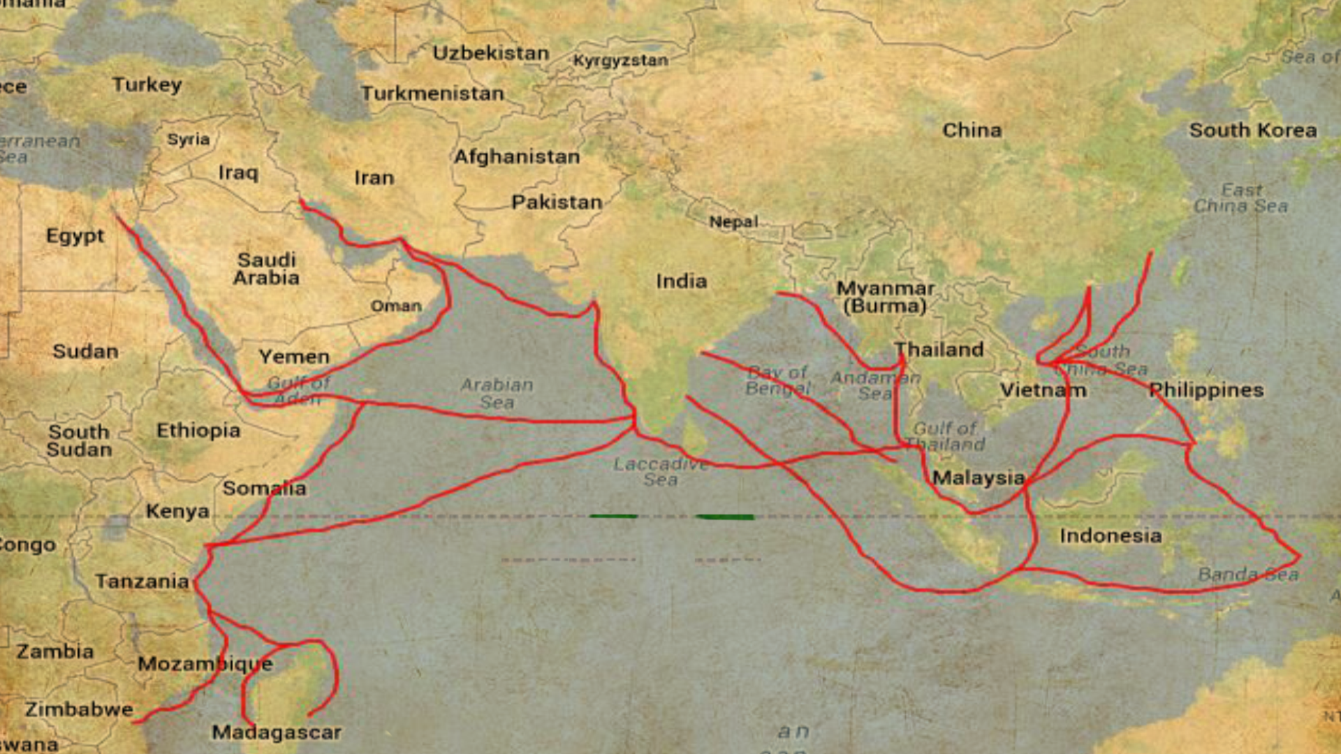 Indian Ocean trade network
