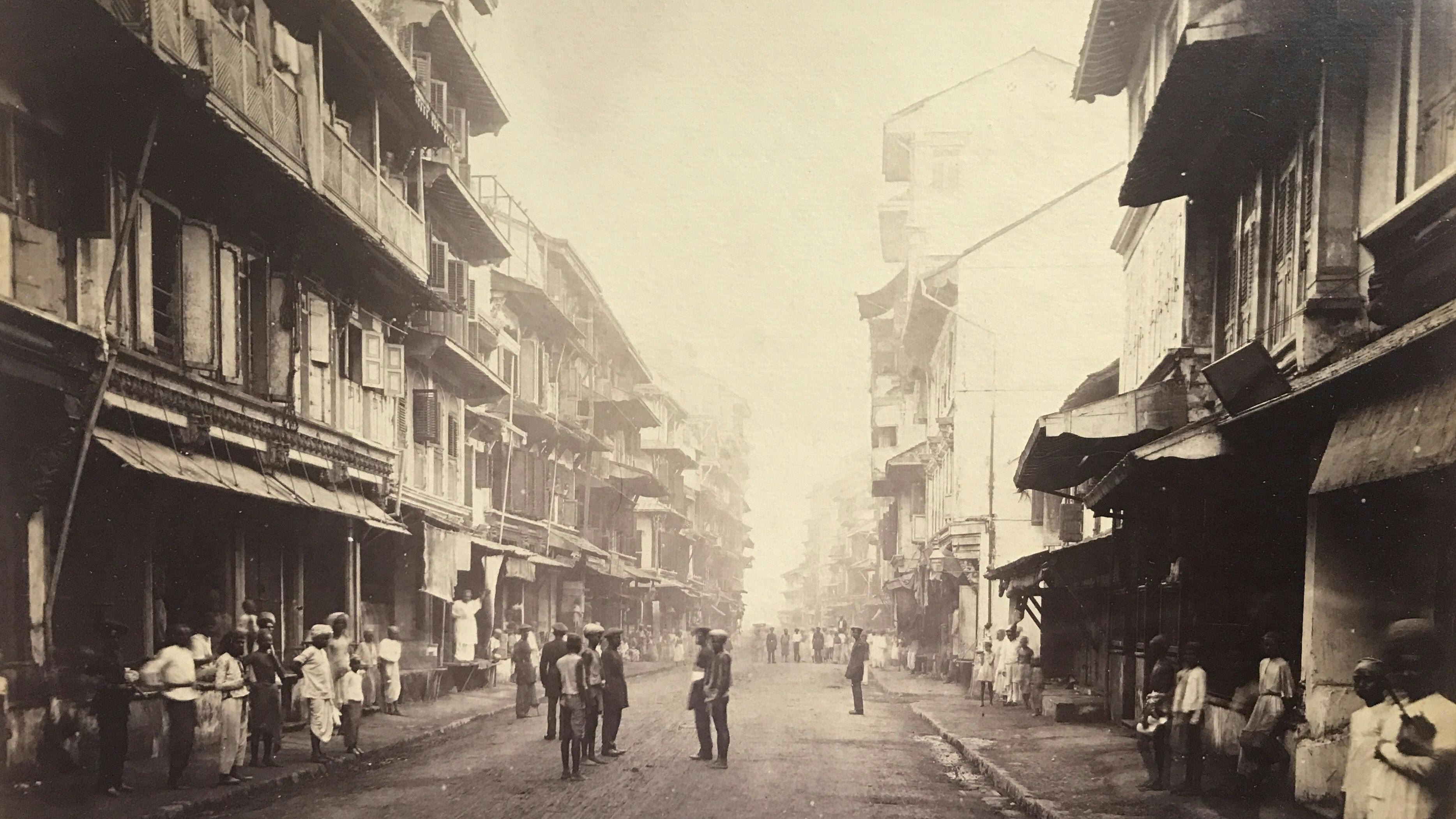 Borah Bazaar Bombay, Colin Murray for Bourne and Shepherd, 1870-71