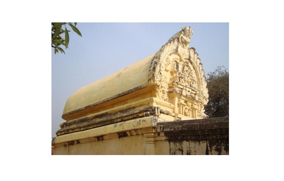 The Kapoteswara Temple in the present day in Chejerla, Andhra Pradesh