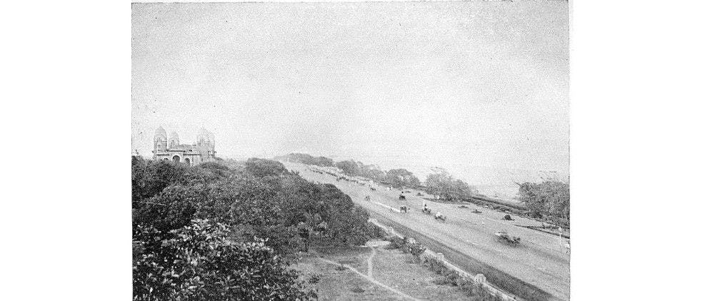 Madras (Marina) Beach, Madras, 1913