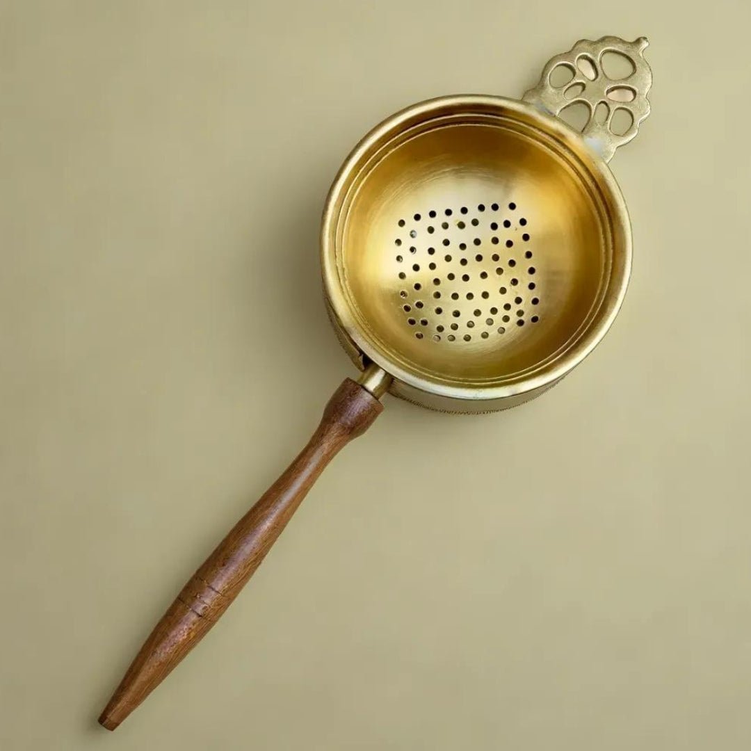Handcrafted pure brass storage jar with traditional etching, ideal for kitchen storage, adding timeless Indian elegance.