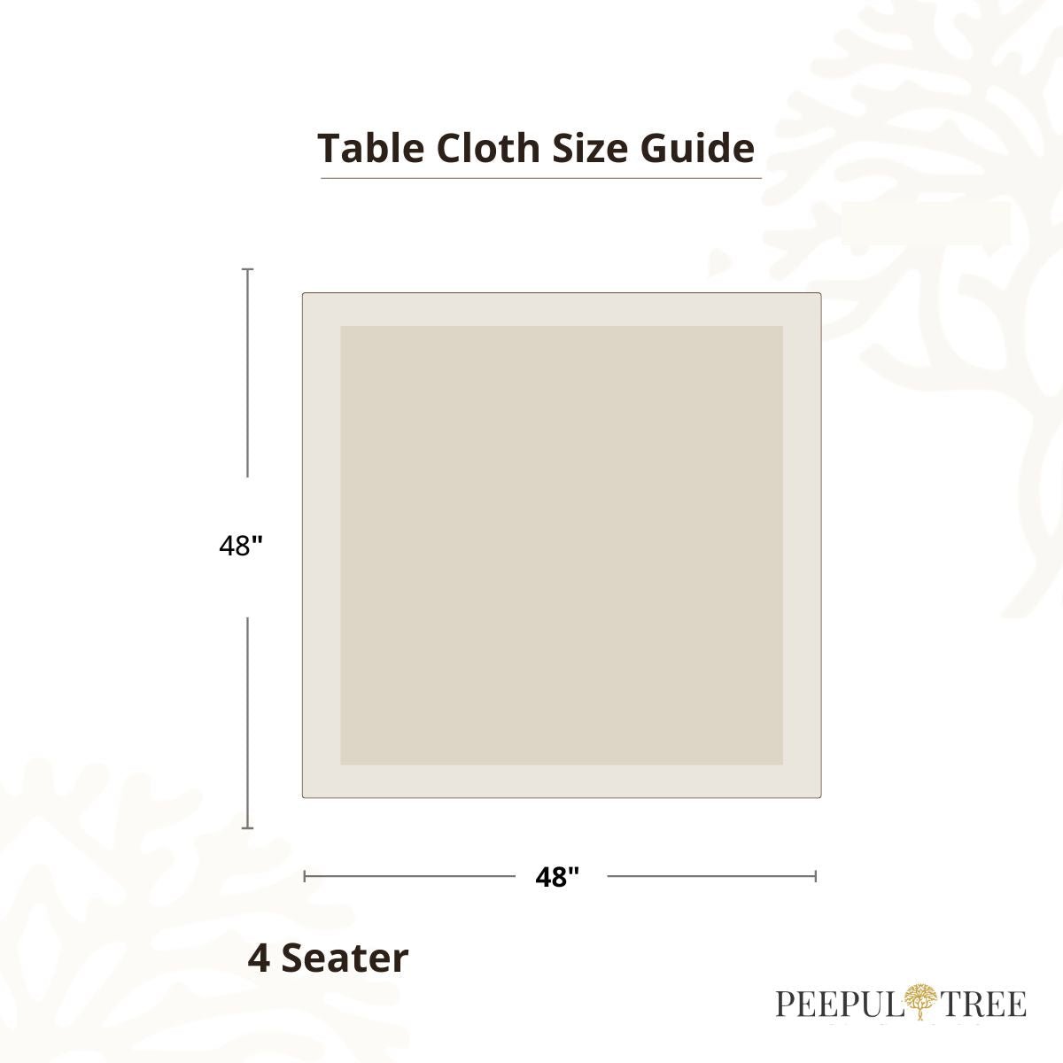Rust and Maroon Cotton Table Cloth | 4 and 6 Seater | Ornate Floral design