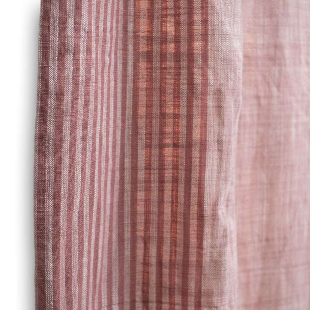 Pure Cotton Semi Blackout Curtains in Dusty pink with 60% light blocking | Best curtains for living room