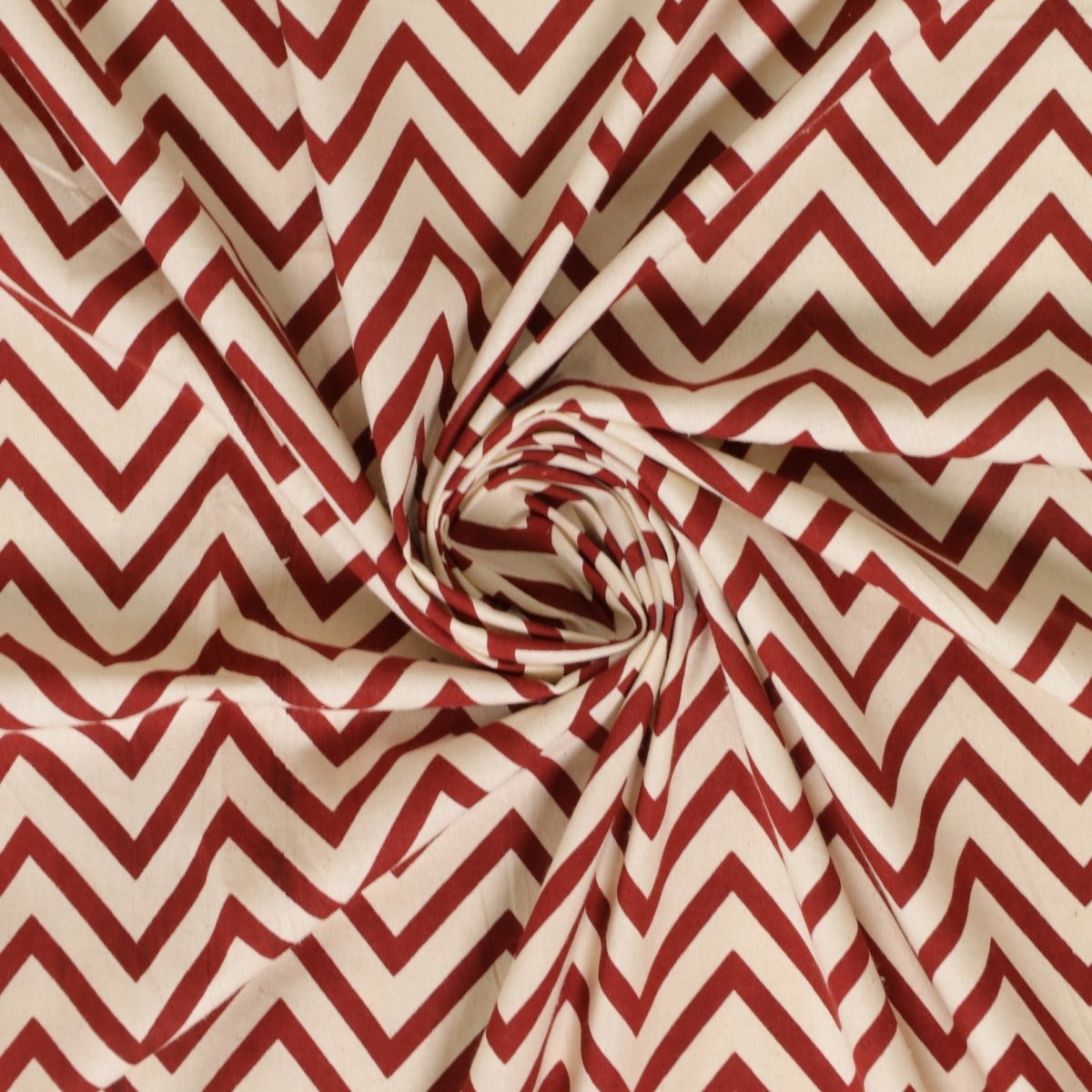 Cotton Bed sheet in Queen Size With 2 Pillow Covers Hand Printed In Maroon & Black