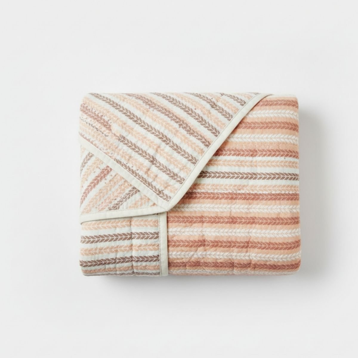 Pure Cotton Quilt in Dusty Pink | Single and Double | Peepul Tree