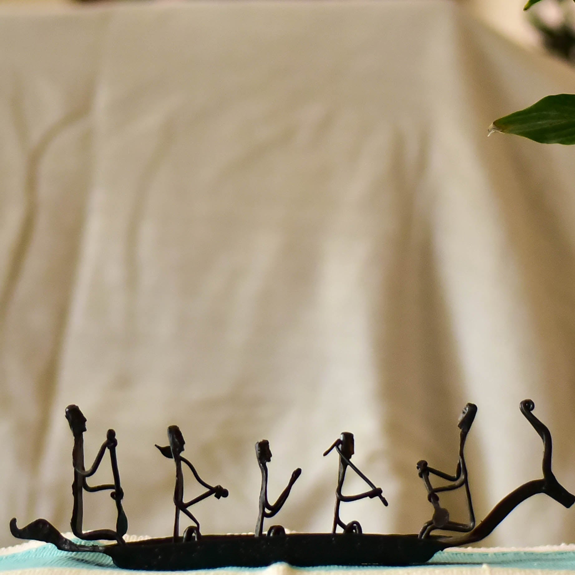 Bastar Tribal Handmade Wrought Iron Boat