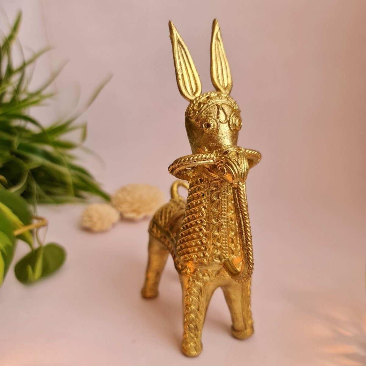 Handcrafted Dhokra Art Bankura Horse Figurine | Traditional Tribal Metal Sculpture